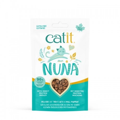 Guloseimas para gatos com proteína de insetos Catit Nuna
