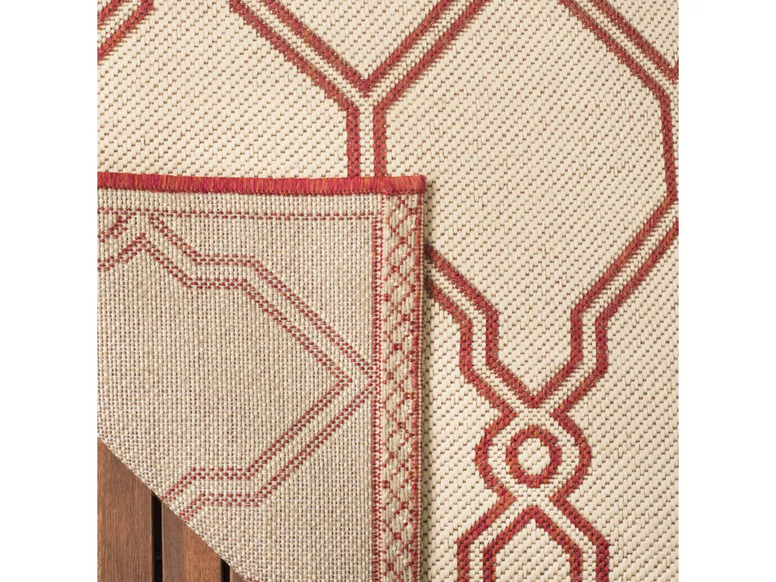 Tapis Red & Creme 122 X 183 cm - Nerano