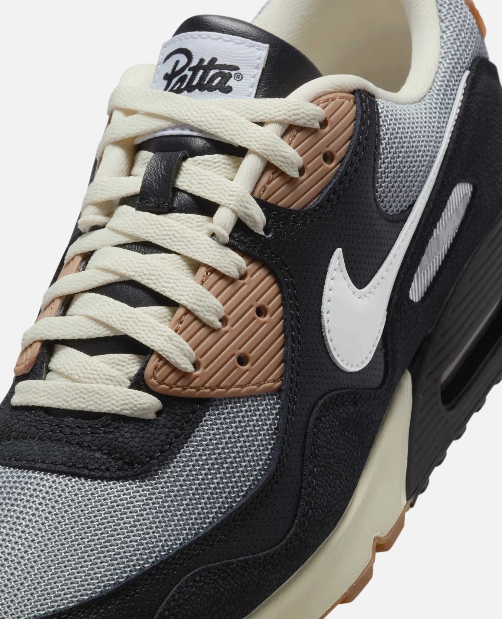 Patta x Nike Air Max 90 SP (Black/White-Particle Grey-Anthracite)