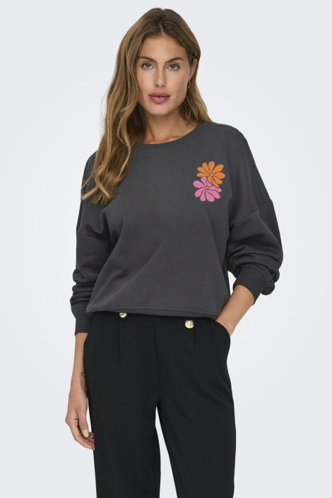 Only grijze dames sweater