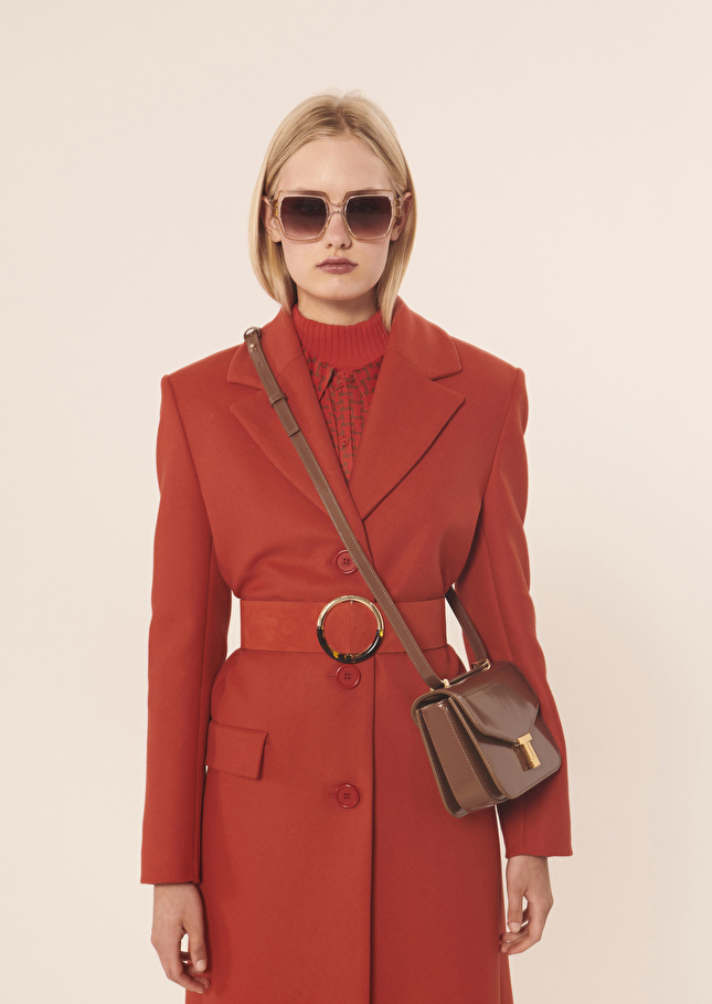 Manteau Mattierouge en velours de laine