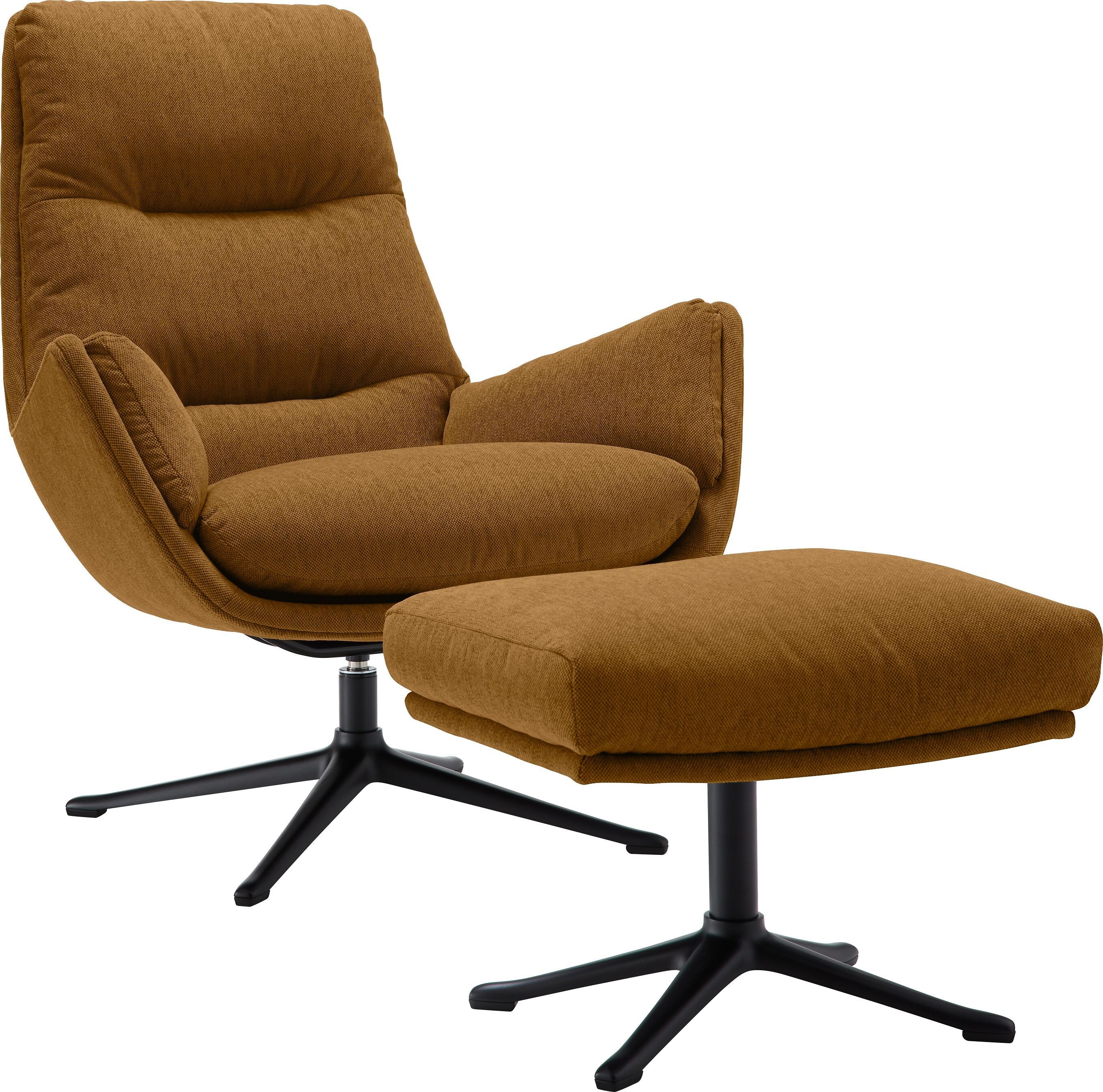 ANDRES Sessel - Gelb / B: 83.0 cm x T: 94.0 cm x H: 97.0 cm