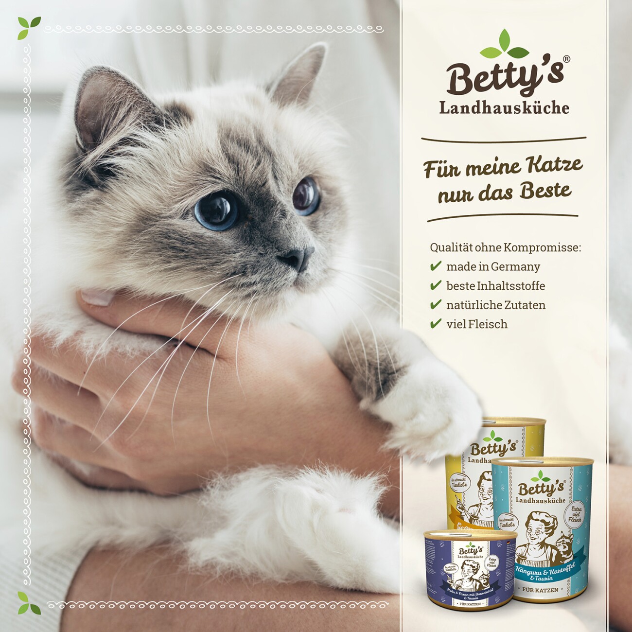 Betty's Landhausküche Rind & Herz 6x200 g