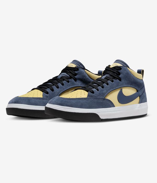 Nike SB React Leo Schuh (thunder blue saturn gold)