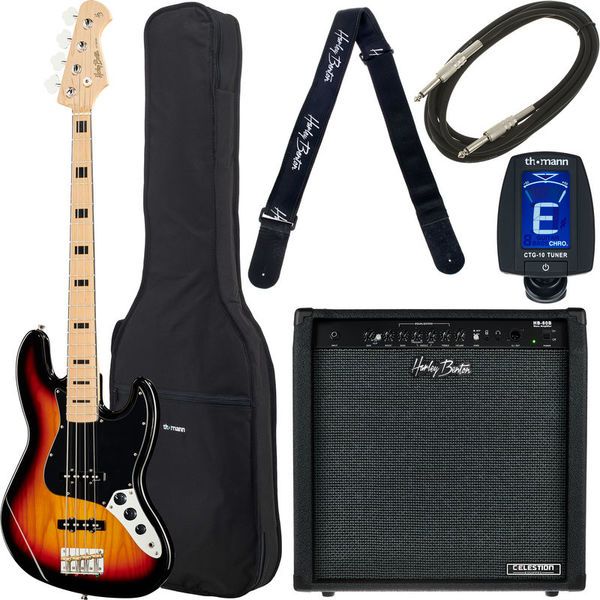 Harley Benton JB-75SB MN Vintage Seri Bundle