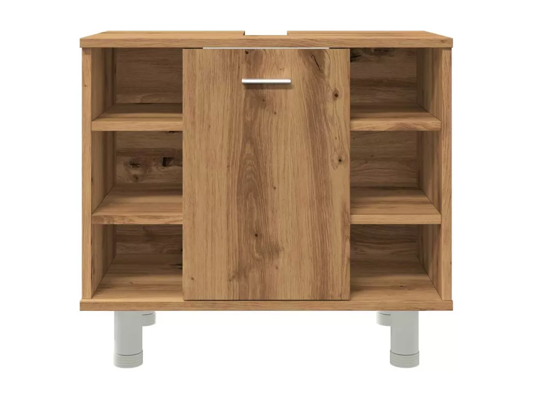 Armoire de salle de bain chêne artisanal 60x32x53,5 cm