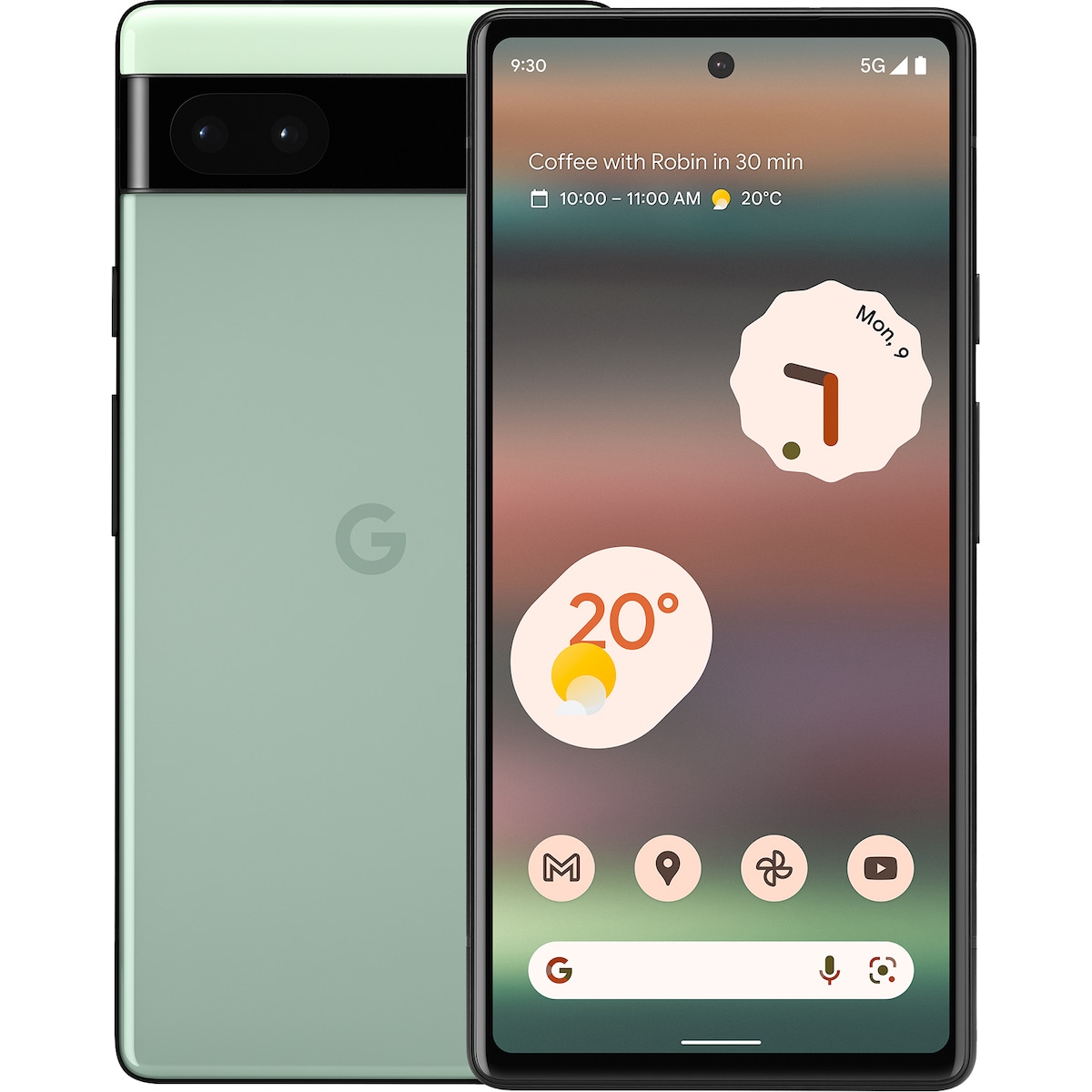 Google Pixel 6a smarttelefon 6/128GB (sage)