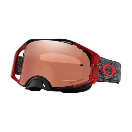 Masque cross Oakley AIRBRAKE MX Black Flux écran Prism MX Black 2024 - Noir / Rouge