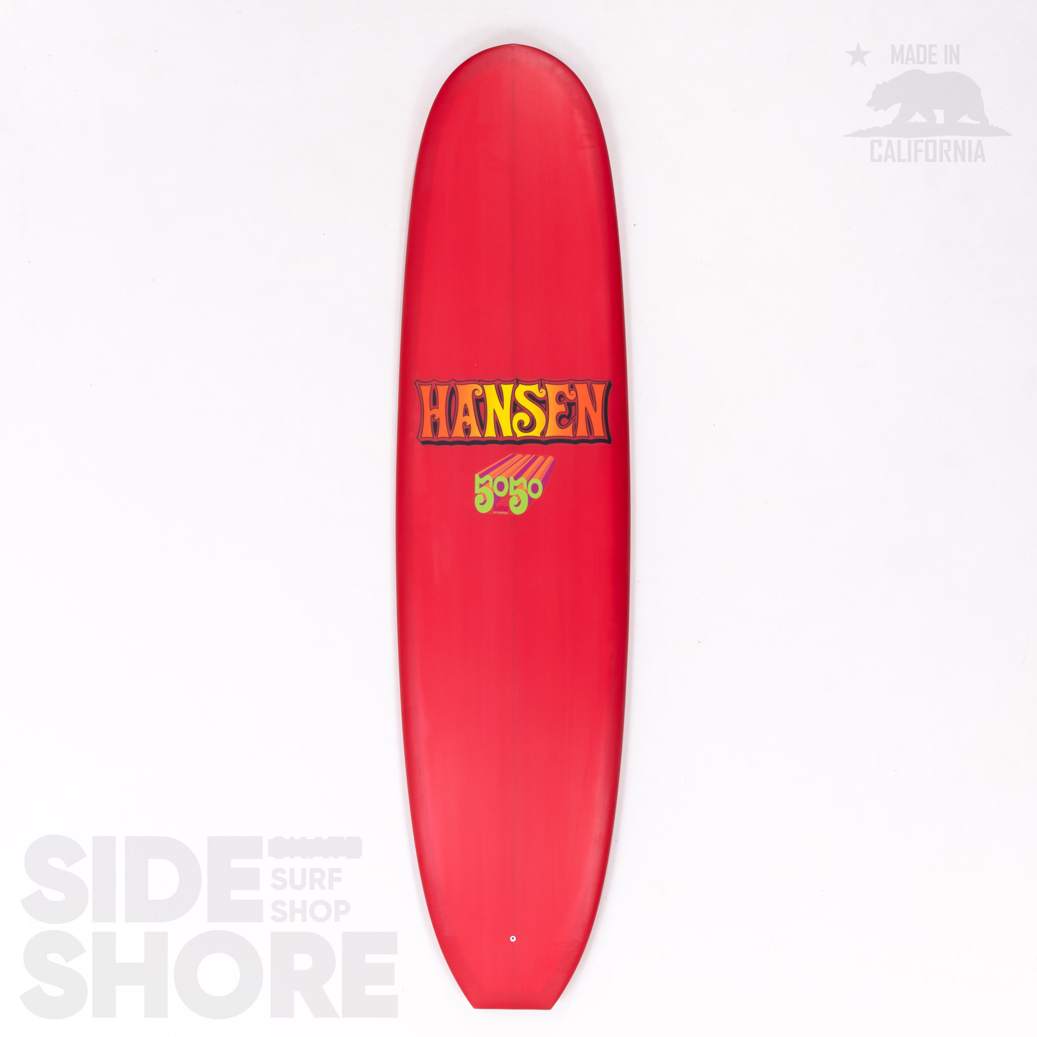 Hansen Surfboards 50-50 Mini - Red Tint - 7'6 x 22 1/4