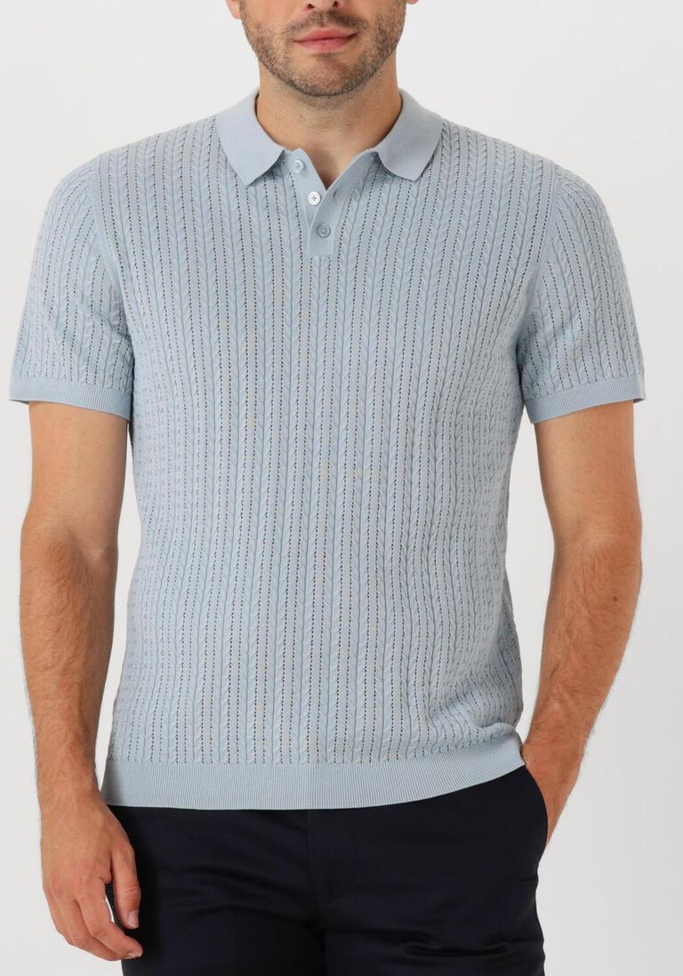 lichtblauwe drykorn polo triton 420197