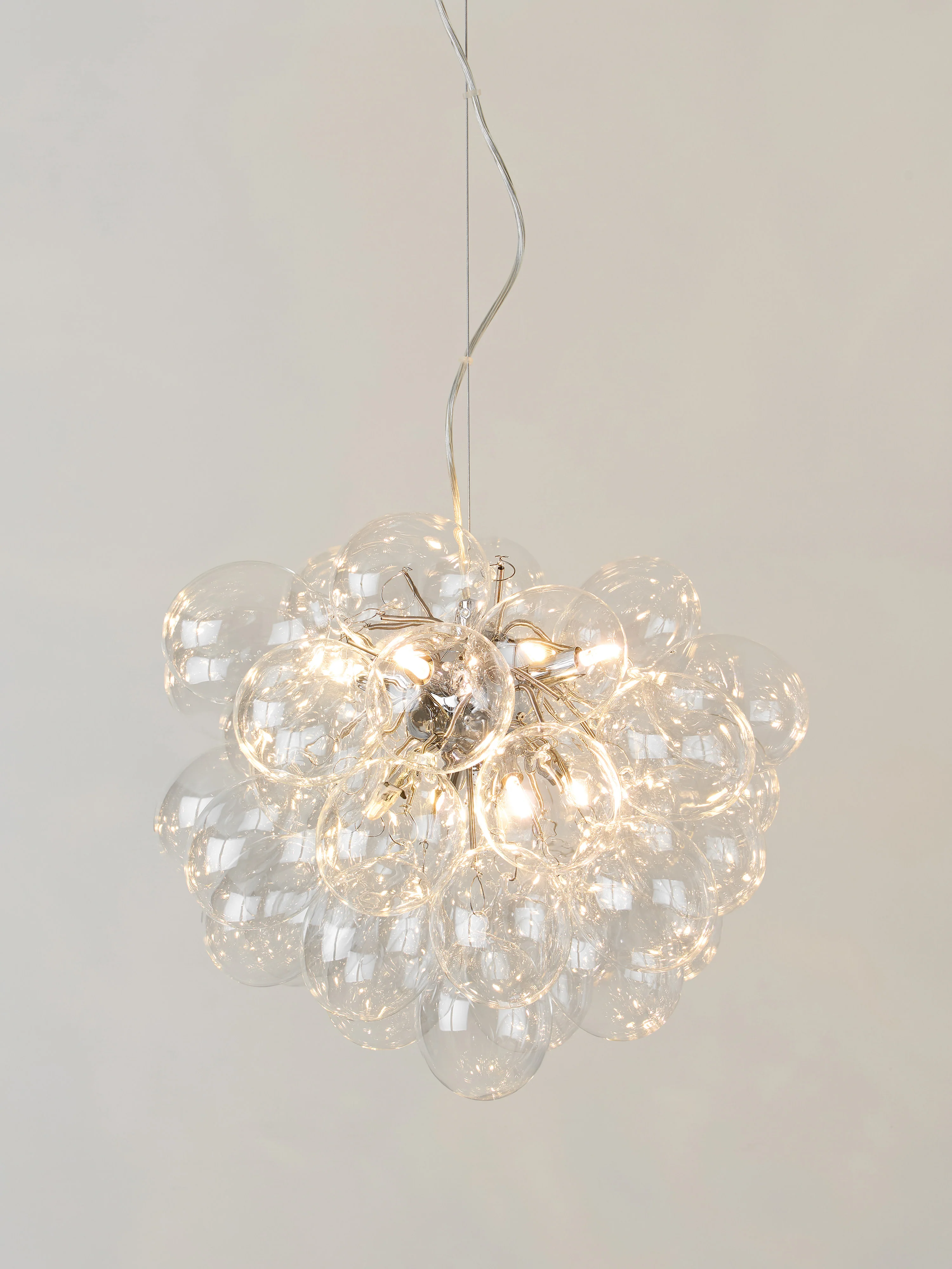 Mondgeblazen hanglamp Gross