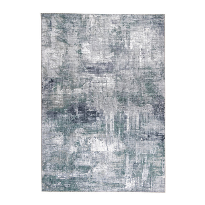 Modern vloerkleed - Strength Grijs/Groen