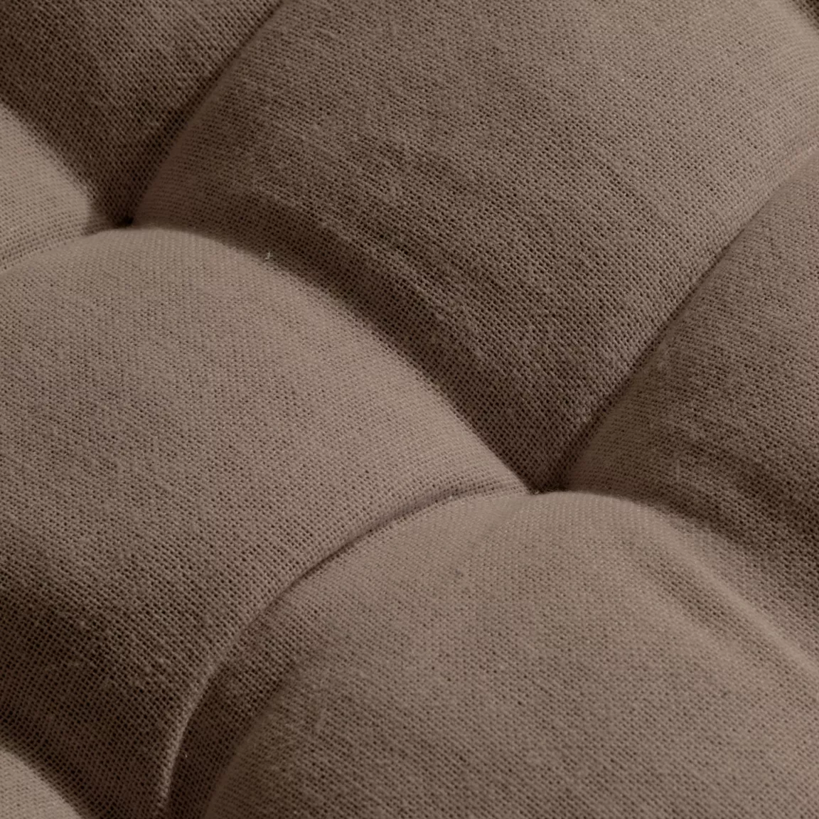 Matelas de sol coton (120 x 60 cm) Pixel Taupe