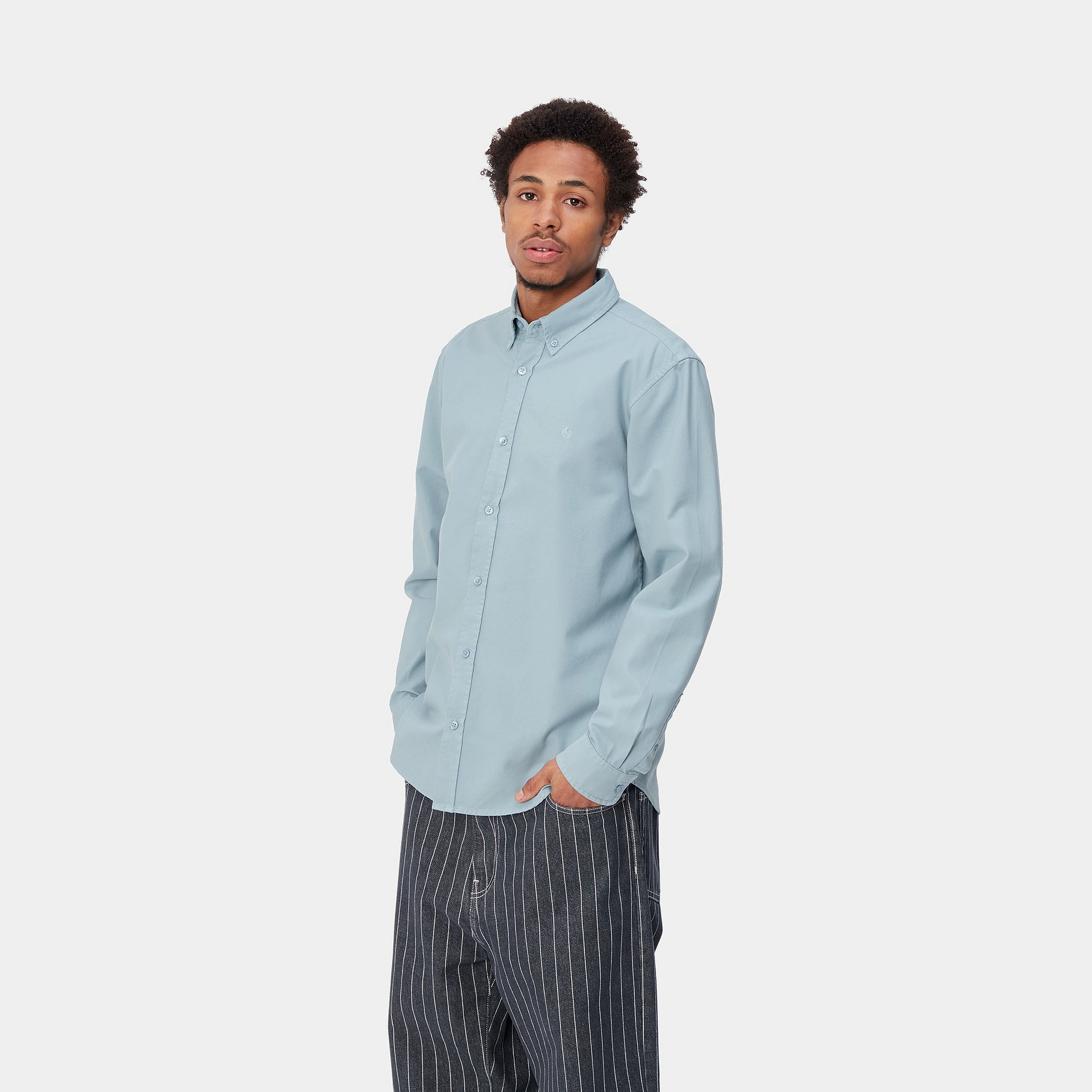 Carhartt WIP LS Bolton Shirt Beryl