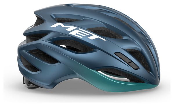 Casque Met Estro Mips Bleu Marine / Turquoise Mat