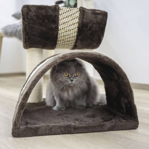 Árvore para gatos marrom de 2 níveis Kerbl