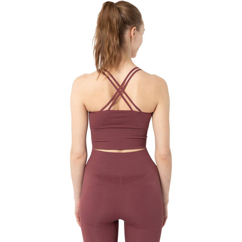 Johaug Sculpt Seamless Strap Crop Træningstop Dame
