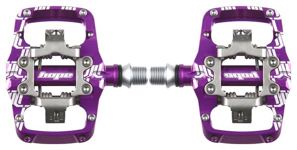 Paire de Pédales Automatiques Hope Union TC Clip Violet