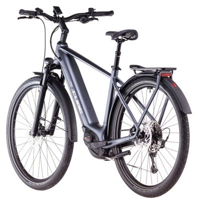 VTC Électrique Cube Touring Hybrid Pro 625 Shimano Cues 11V 625 Wh 700 mm Gris Metallic 2025