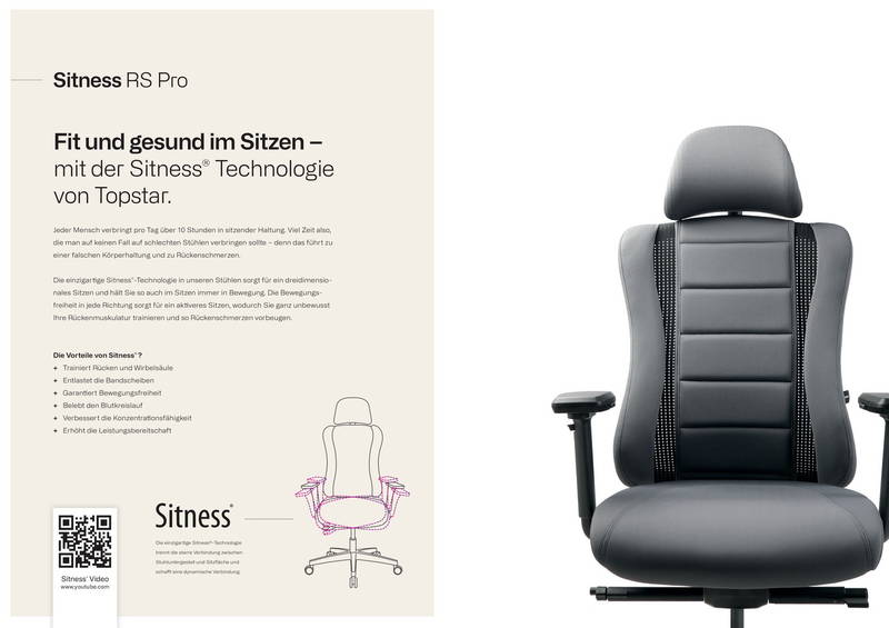 Topstar Gaming Stuhl SITNESS RS PRO