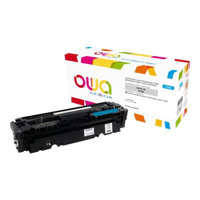 Cartouche laser compatible HP 410A - cyan - Owa K15943OW