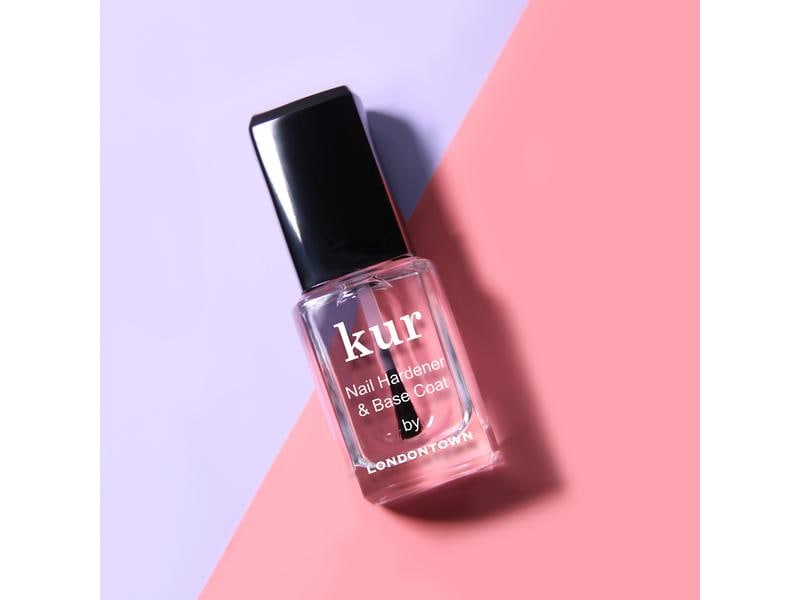 Londontown Basecoat kur Nail Hardener Transparent Natürlicher und stärkender Unterlack mit pflegendem Vitamincocktail
