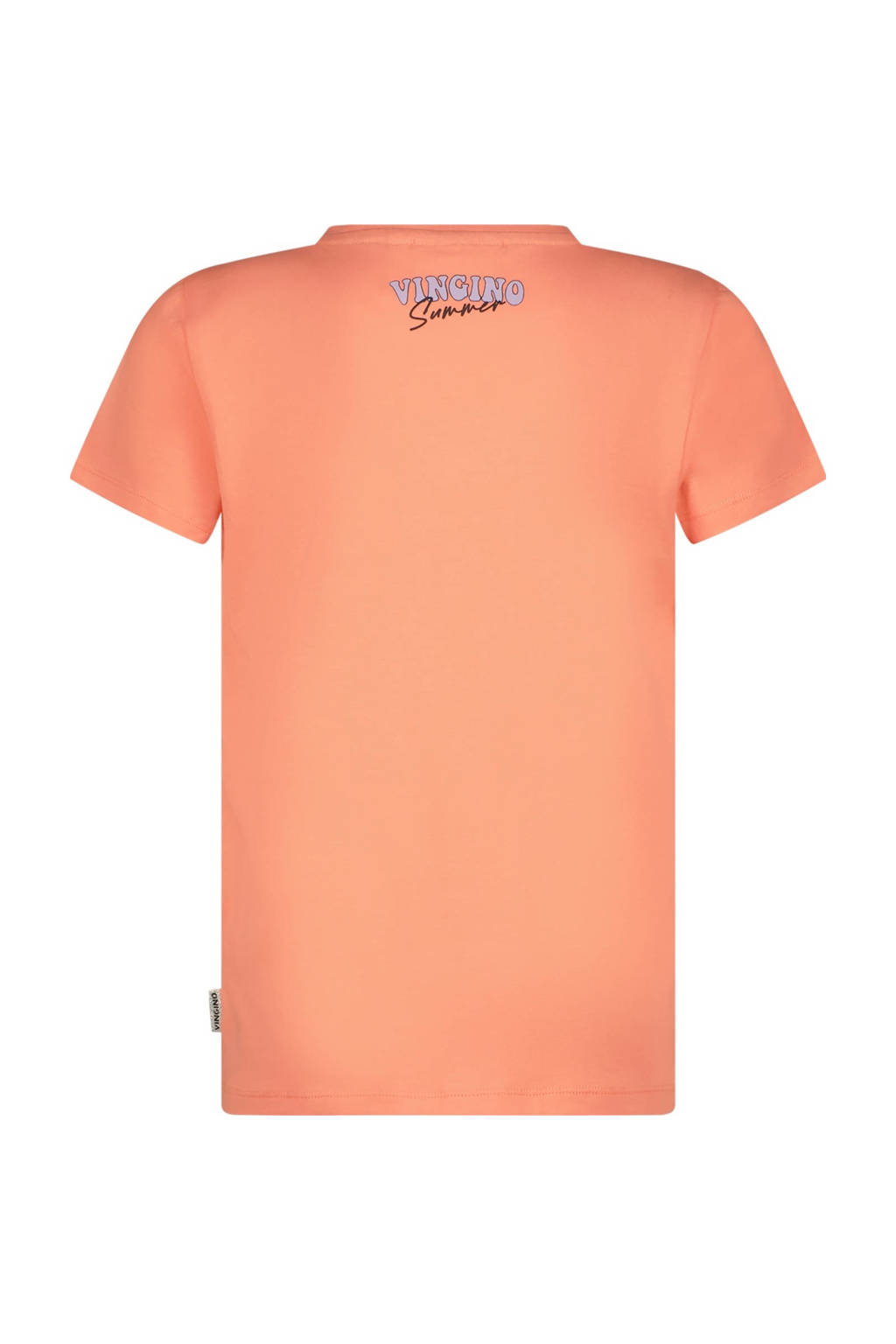 Vingino T-shirt met printopdruk oranje