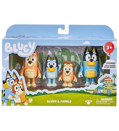 Bluey Figuren - Bluey und die Familie
