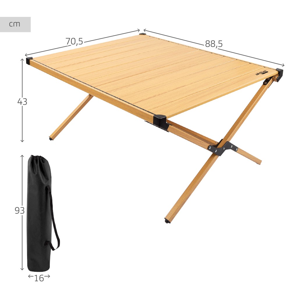 Mesa dobrável Glamping Active