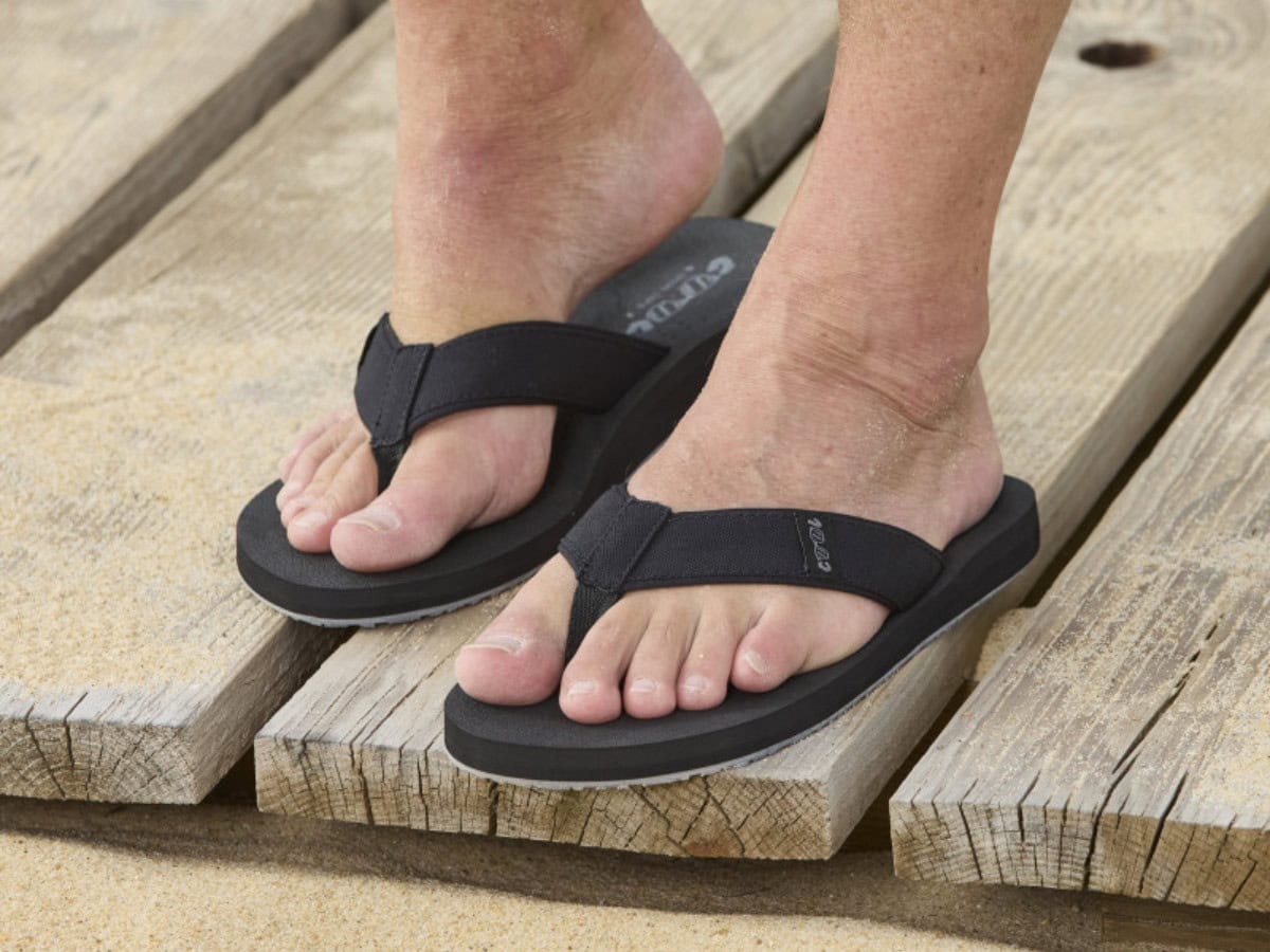 Cool Shoe Corp. Log Heren Slippers - Black