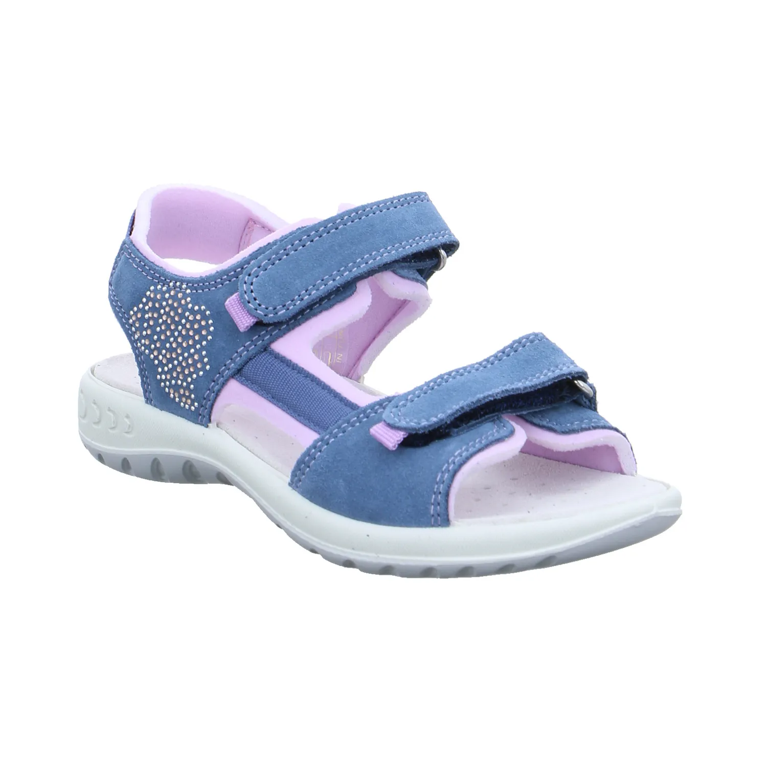 IMAC Mädchen-Sandale Blau Leder  Sommerschuh