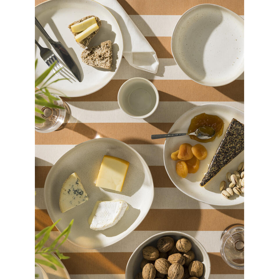 Wijnglas Ribbel Taupe