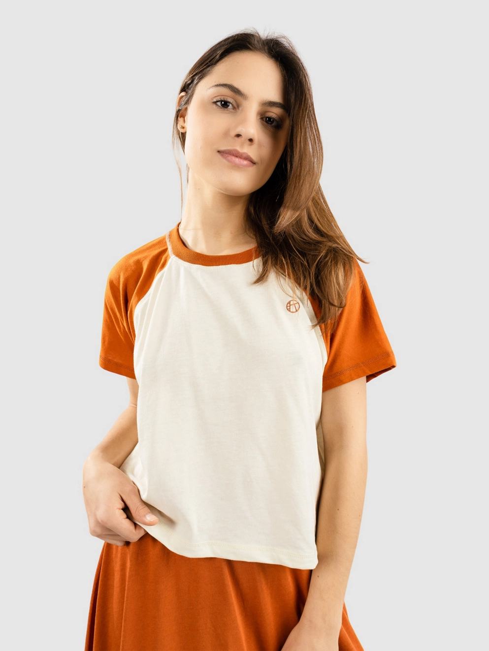 Kazane Monika T-Shirt whtaspara/autumnal