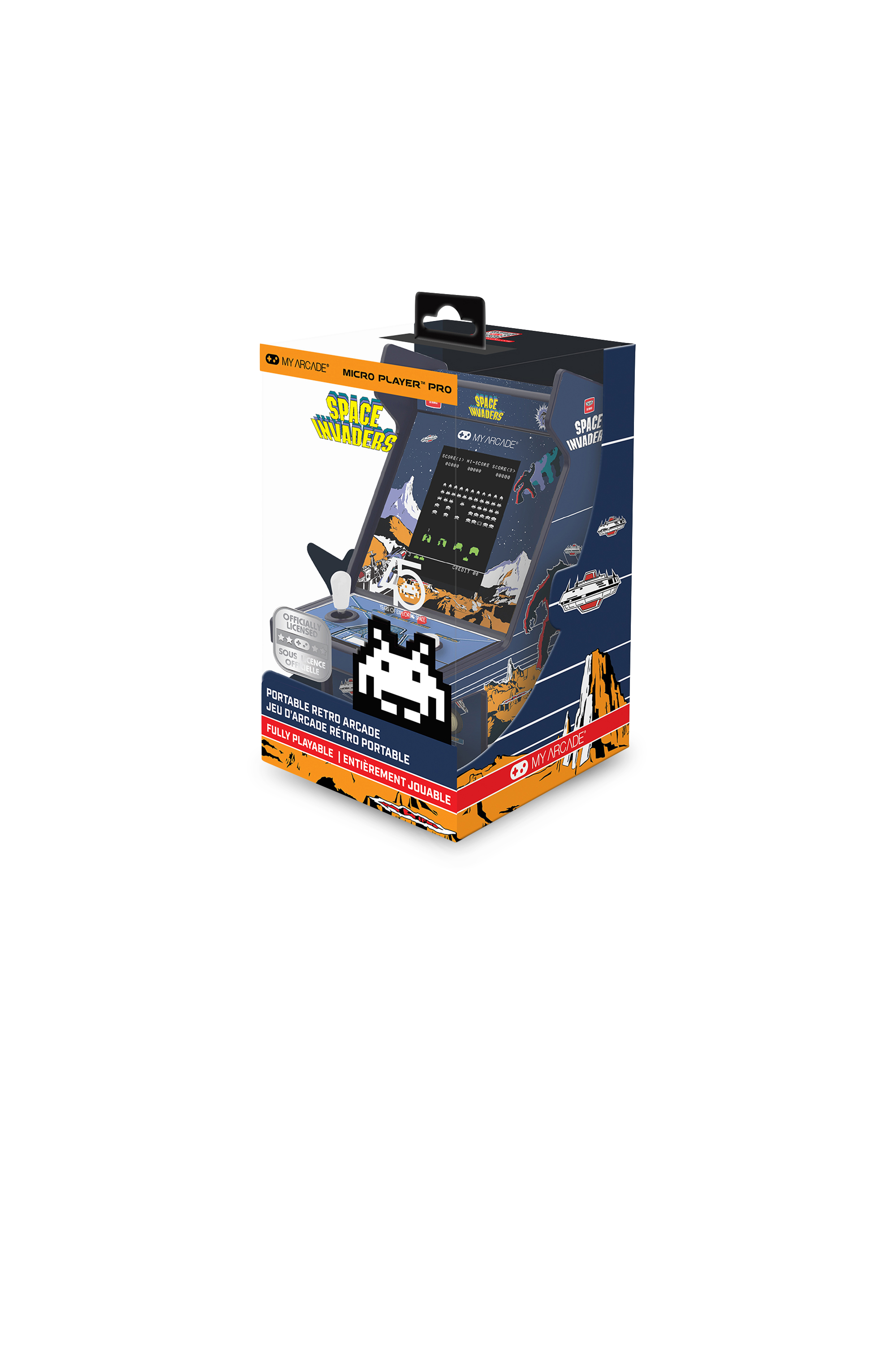 MY ARCADE Jeu Micro Player 6.75'' MyArcade SPACE INVADERS Multicolore