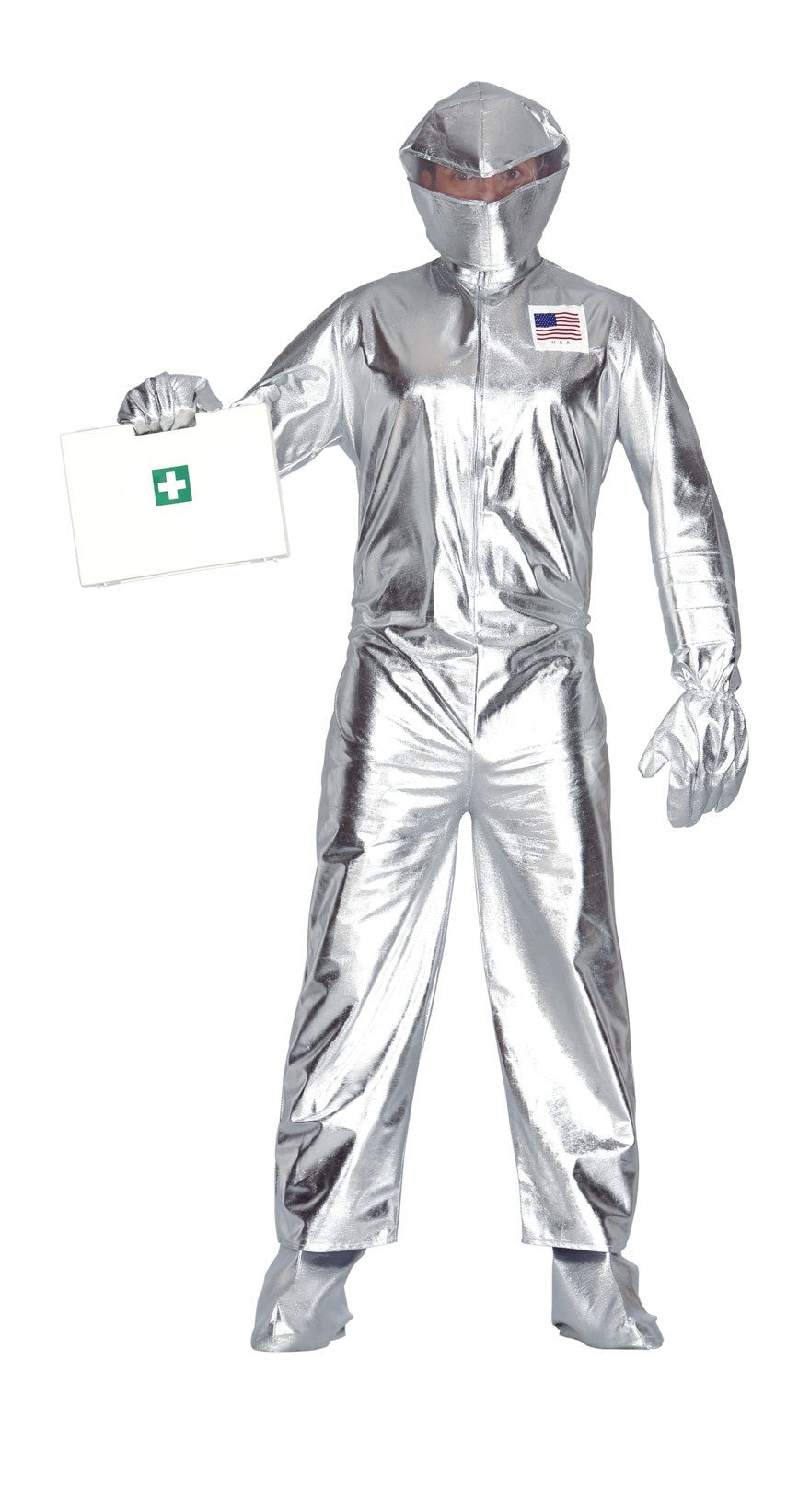 Astronauten Pak Zilver Heren