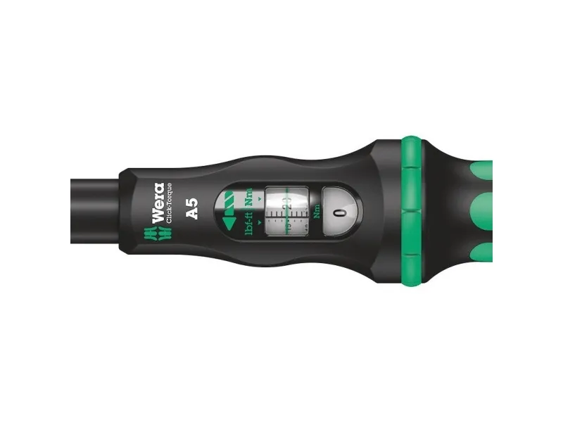 Wera Click Torque A 5 - Momentnøgle - 6.35 mm - 2.5 - 25 N·m