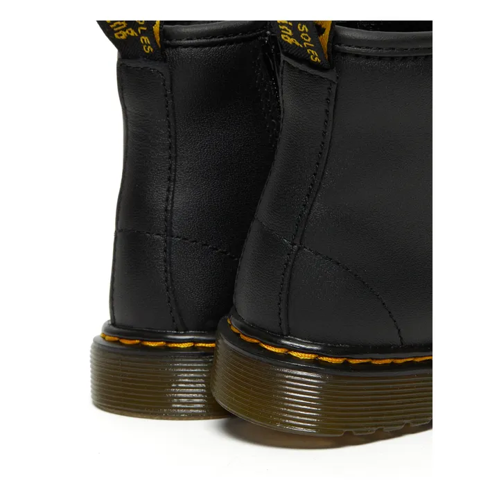 Dr Martens Boots à Lacets 1460 Cuir Lisse | Noir