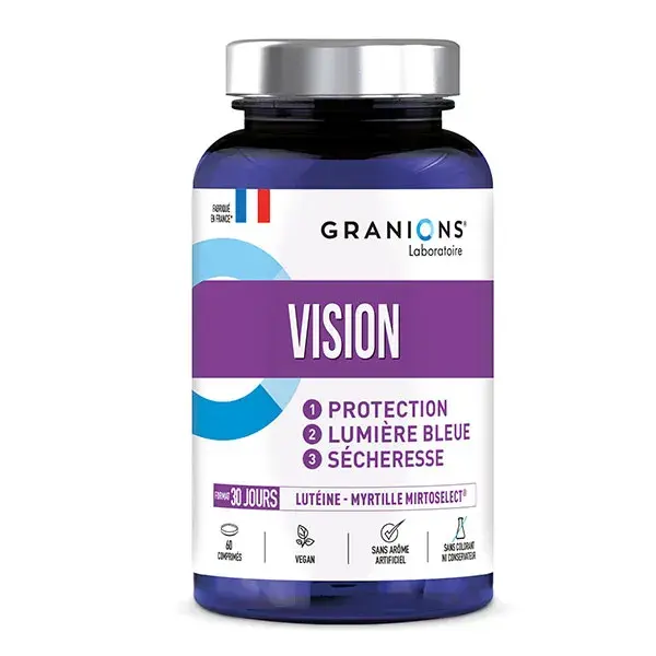 Granions Vision Complément Alimentaire Yeux 60 comprimés
