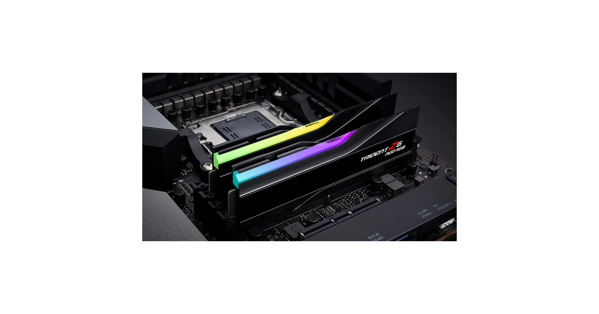 G.Skill32 GB DDR5-6000 Kit werkgeheugen  (Zwart, F5-6000J2636H16GX2-TZ5NR, Trident Z5 Neo RGB, EXPO)