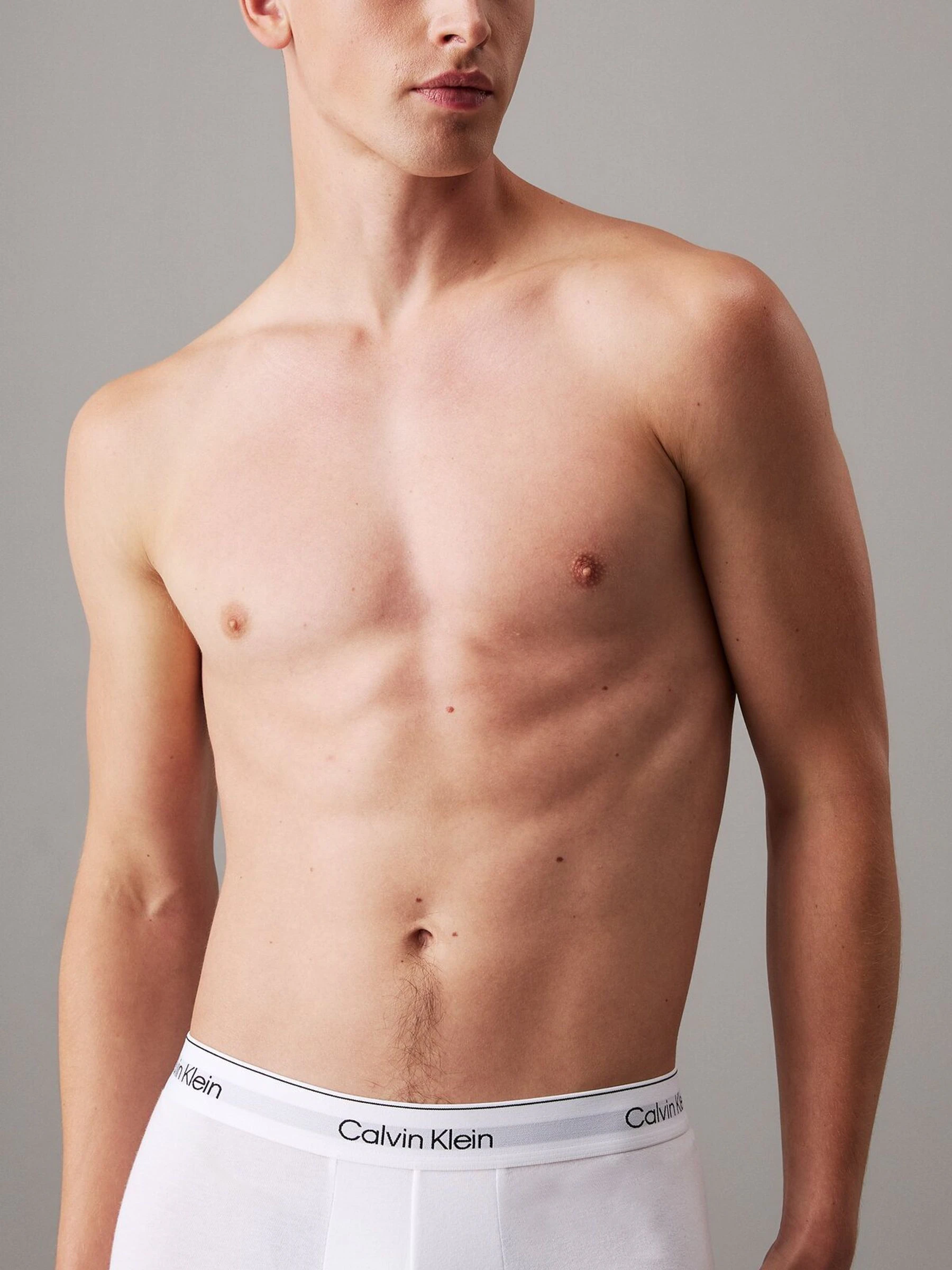 Wit - Calvin Klein Icon Cotton Stretch 3 Pack Boxer Briefs
