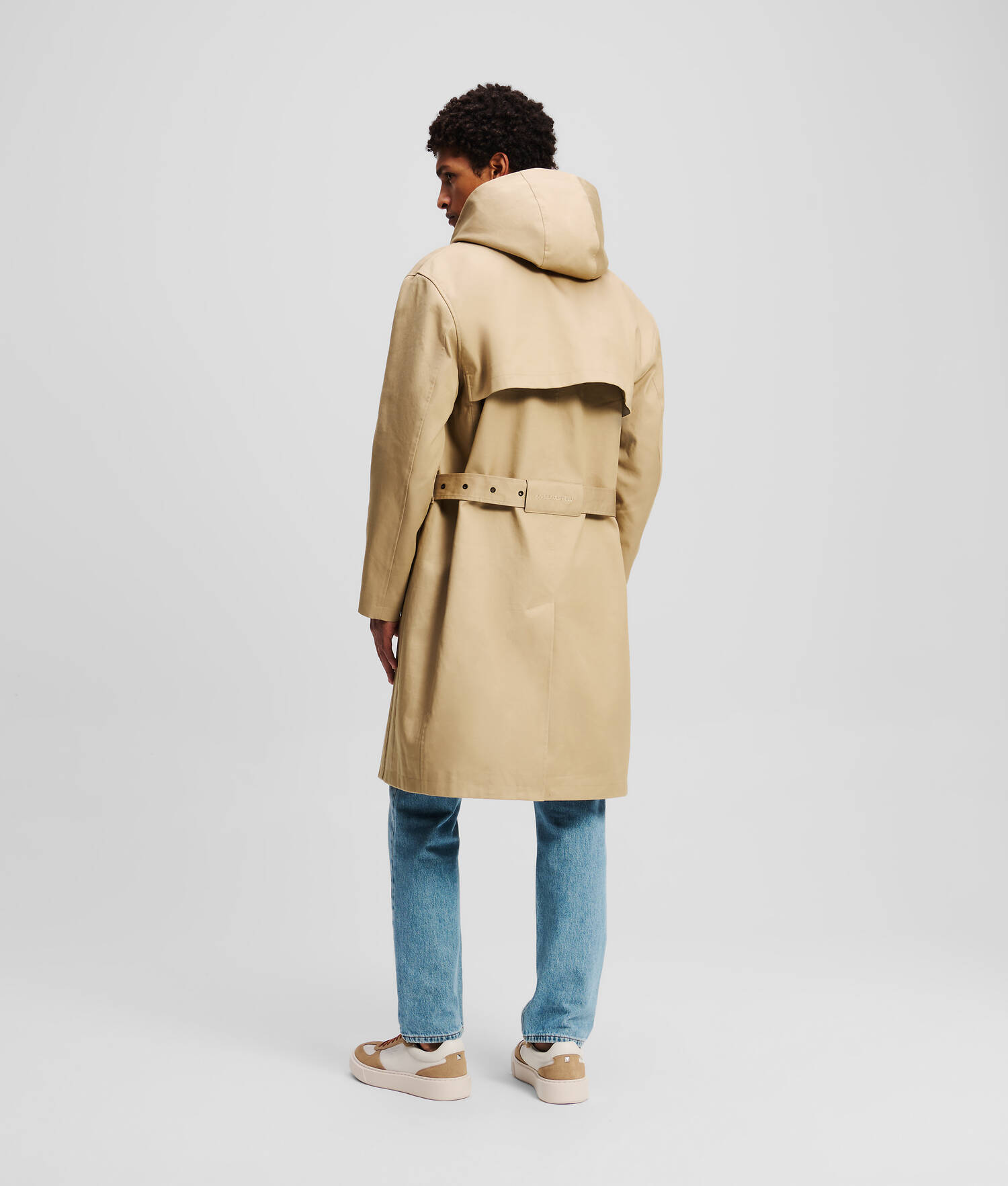 TRENCH COAT À CAPUCHE - Beige d'été