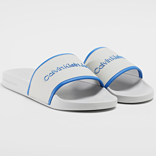 Claquettes Slide Institutional Gris