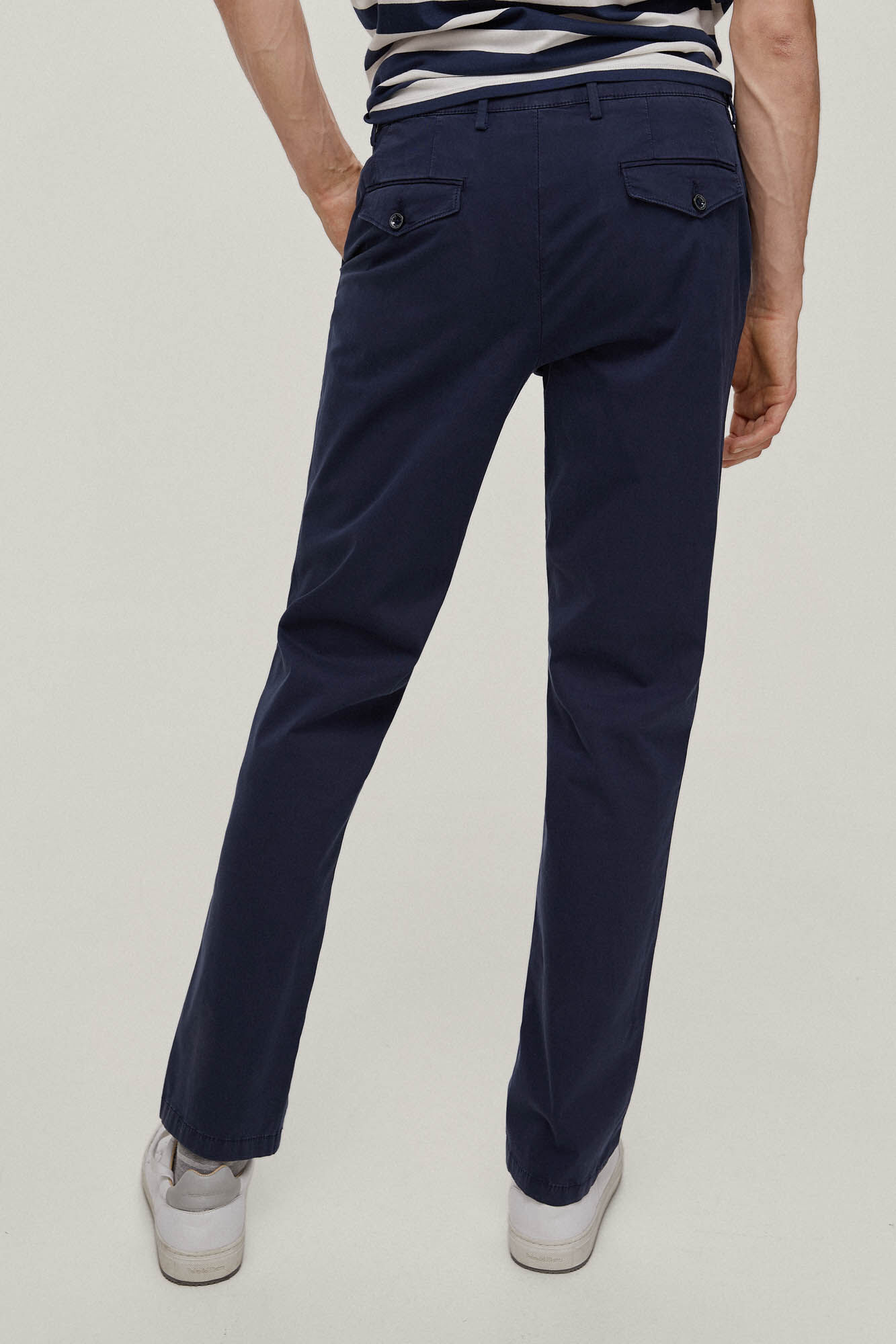 Calças chino Premium Flex Lightweight Regular - Azul