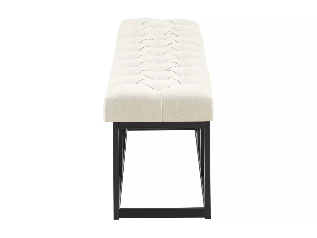 Banquette - Tissu - Crème - Amun