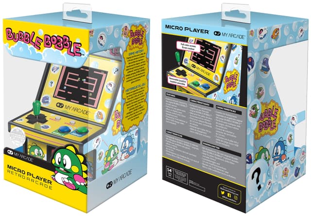 My Arcade Micro Player Pro 6.75” Bubble Bobble retro spillekonsol