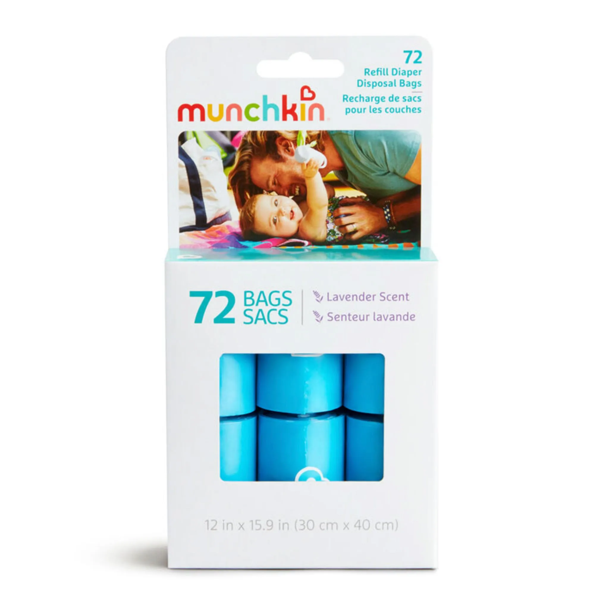 Munchkin Recharge de Sacs pour les Couches - Senteur Lavande