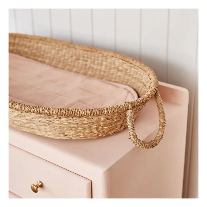 Olli Ella Matelas à langer Lux pour panier | Rose