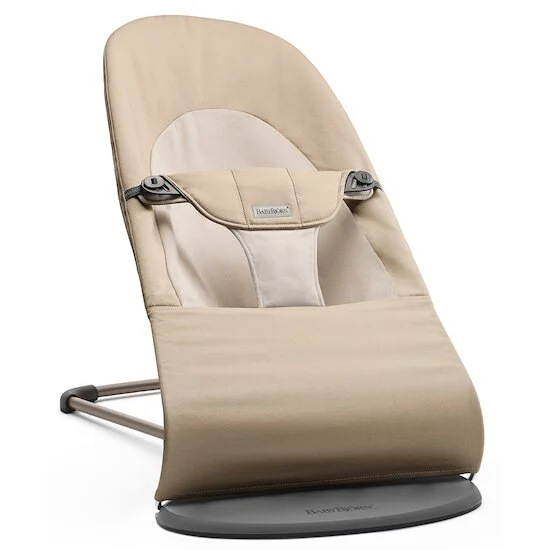 Transat Balance Soft   Tissé Kaki/Beige        de               BabyBjörn