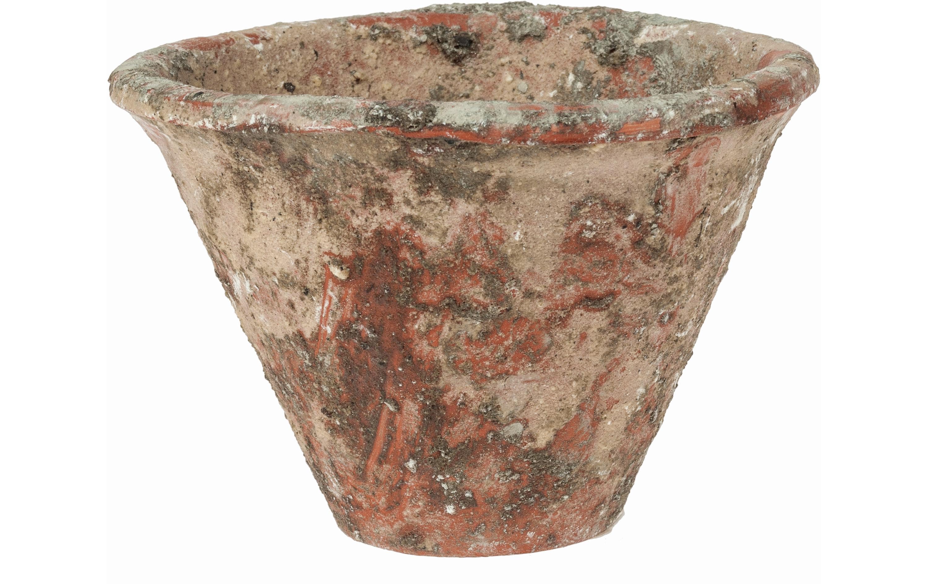 Pflanzentopf mit Harzoptik Braun/TerracottaBlumentopf für den Innen- und Aussenbereich