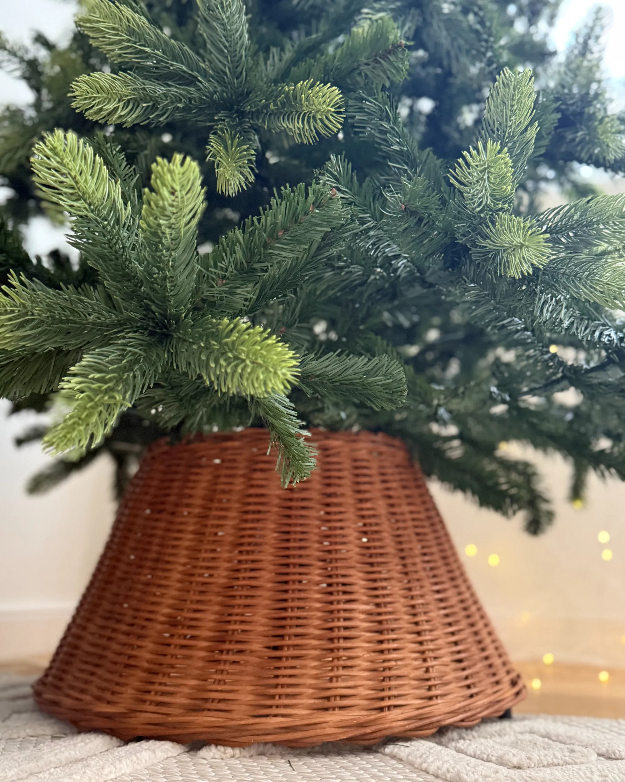 Kerstboomrok FLOCON Rotan Natuurlijk 47 cm